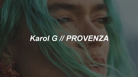 lyrics provenza karol g|provenza karol g letra.